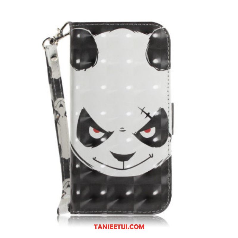 Obudowa Etui Na Telefon do iPhone 14 Plus z Łańcuch Wściekła Panda Ze Smyczą