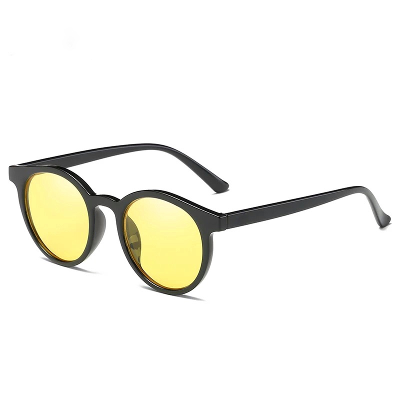 Okulary Przeciwsłoneczne Damskie Damska Trendy Mały, Okulary Przeciwsłoneczne Vintage Wielki Polaryzator Weiß Schwarz Beige