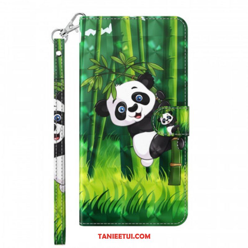 Skórzany Futerał do OnePlus Nord CE 2 5G Komiks Panda