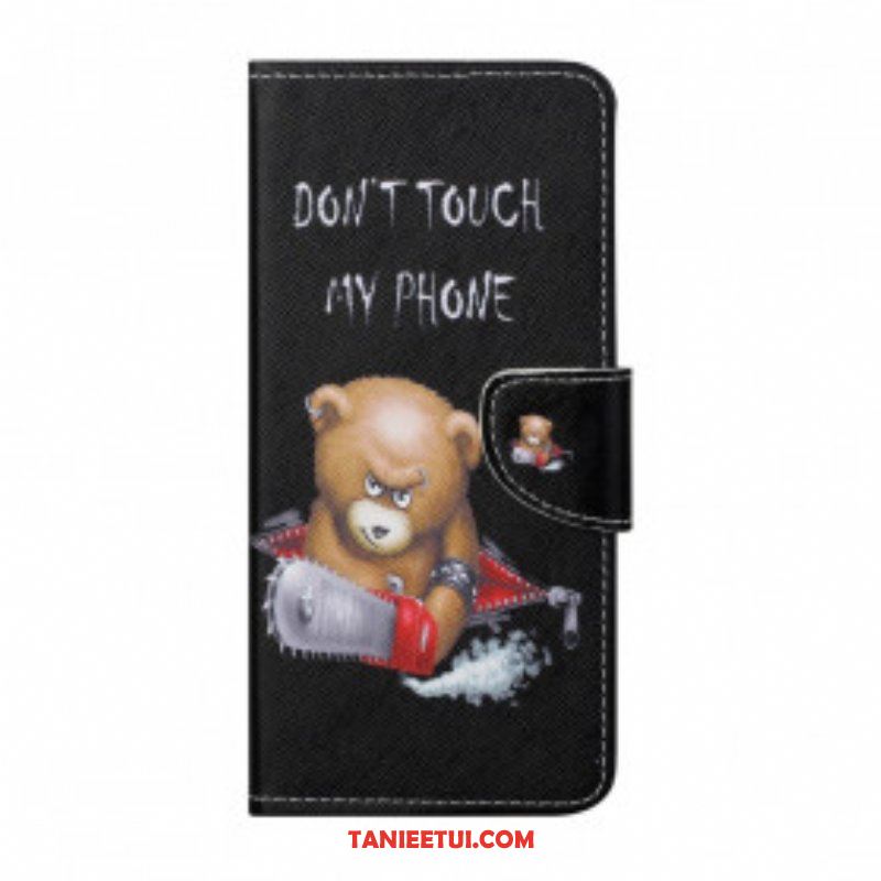 Skórzany Futerał do Xiaomi Redmi Note 10 Pro Niebezpieczny Niedźwiedź