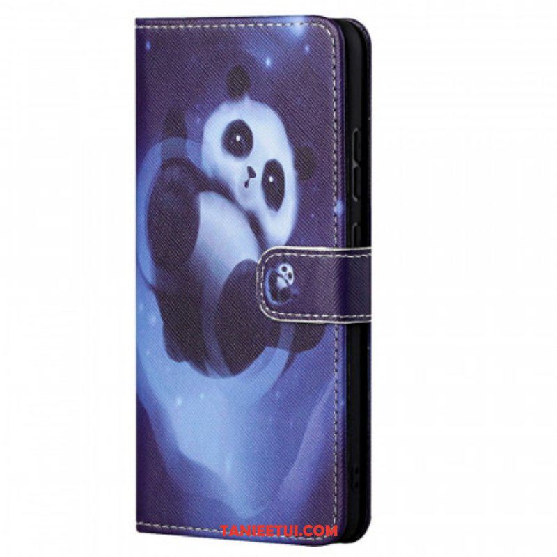 Skórzany Futerał do Xiaomi Redmi Note 11 / 11S Kosmos Pandy