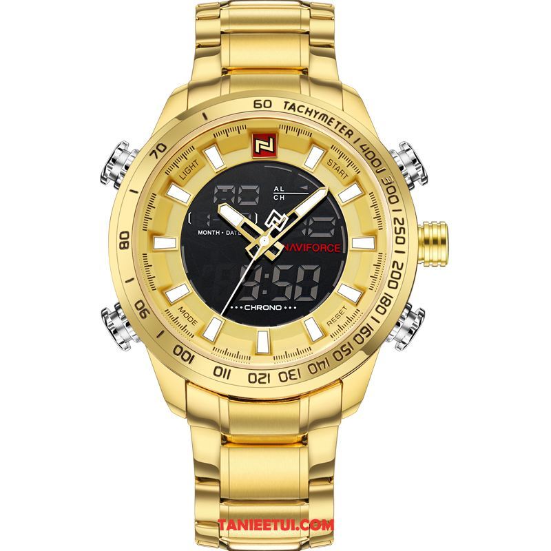 Zegarek Męskie Oryginalne Wielki Trendy, Zegarek Zegarek Na Rękę Europa Męska Gold